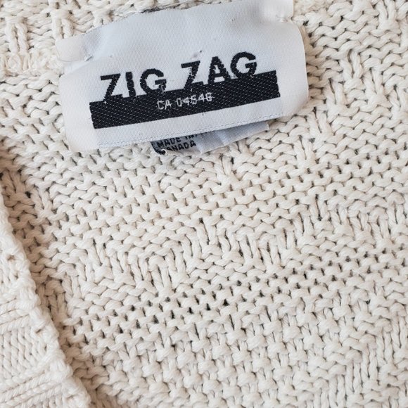 Vintage Cream V-Neck Sweater - Picture 6 of 15